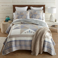 Coastal Star Quilt Set - 3 Sizes - Ozark Cabin Décor, LLC
