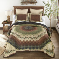 Pine Circle 3-Piece Quilt Set