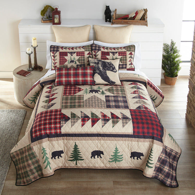 Forest Point 3-Piece Quilted Bedding Set 
