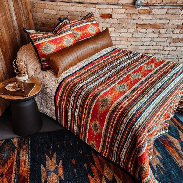Del Sol Reversible Quilt Set - King - Ozark Cabin Décor, LLC