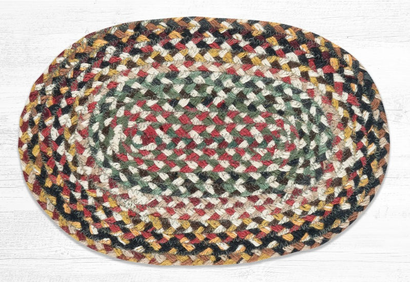 Random Color 10"x15" Braided Jute Swatch