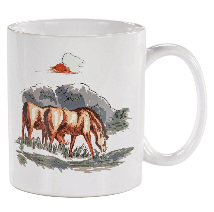 Ranch Life Remuda Mugs - Set of 8 - Ozark Cabin Décor, LLC