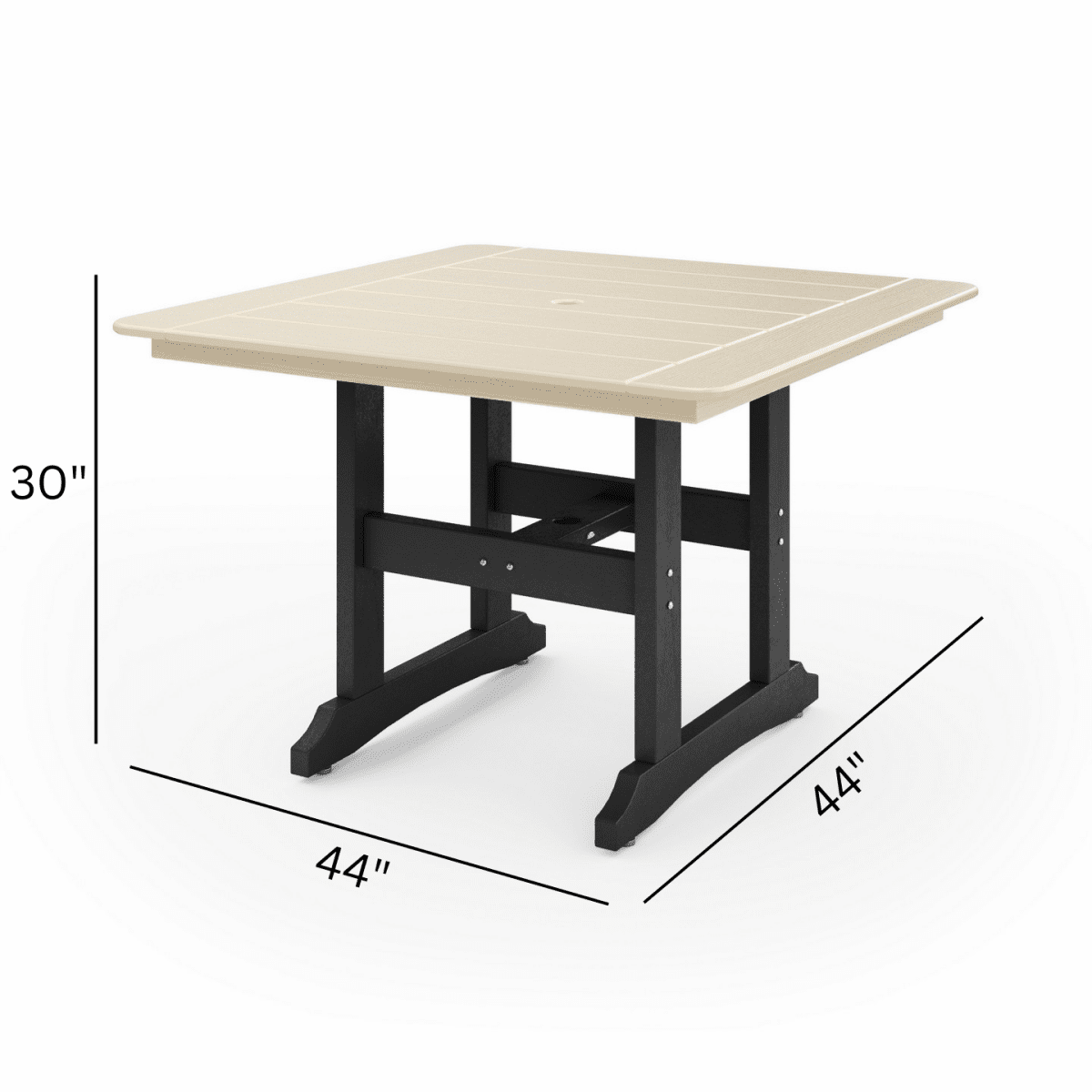 44" Savannah Square Dining Table - Ozark Cabin Décor, LLC