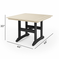 44" Savannah Square Dining Table - Ozark Cabin Décor, LLC