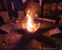 Ohio Flame "Fire Flower" Artisan Fire Bowl - Ozark Cabin Décor, LLC