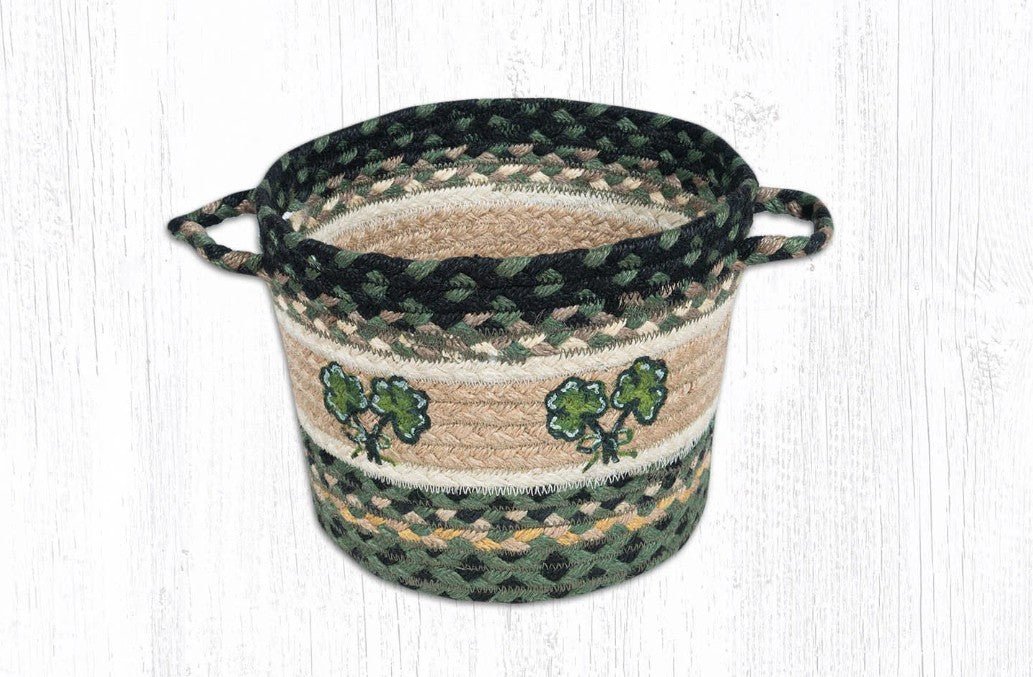Shamrock Braided Jute Utility Baskets - Ozark Cabin Décor, LLC