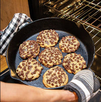 16 - in Cast Iron Double Handled Skillet - Ozark Cabin Décor, LLC