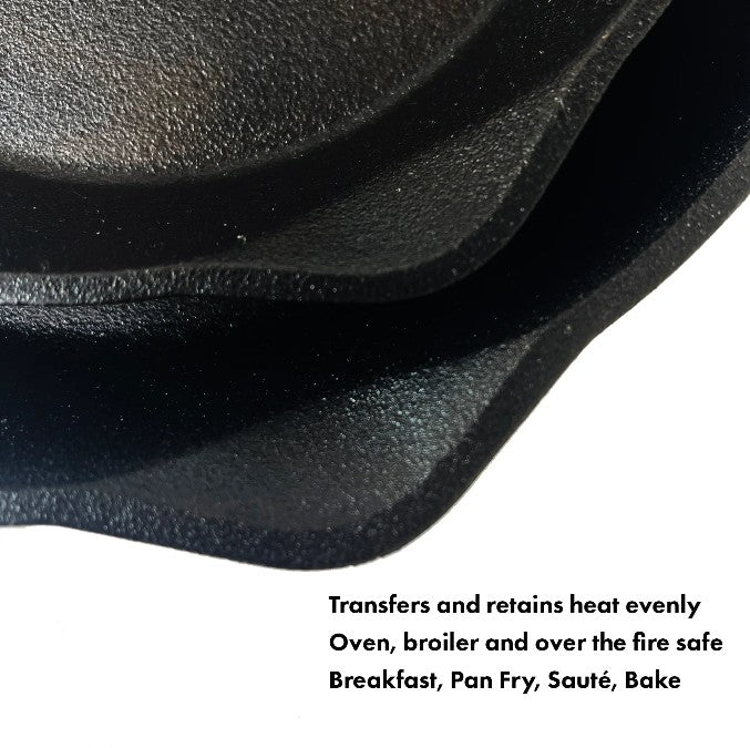 8 - in and 10 - in Cast Iron Skillet Set - Ozark Cabin Décor, LLC