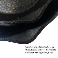 8 - in and 10 - in Cast Iron Skillet Set - Ozark Cabin Décor, LLC
