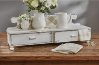 Counter Shelf - Distressed White - Ozark Cabin Décor, LLC