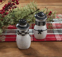 Sketchbook Snowmen Salt & Pepper Shakers - Ozark Cabin Décor, LLC