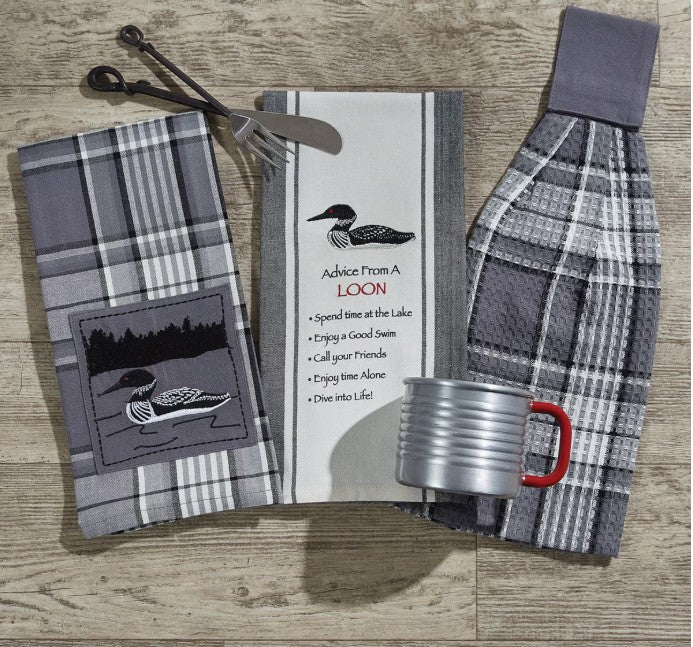 Advice From A Loon Kitchen Towel - Ozark Cabin Décor, LLC