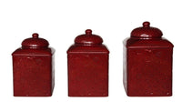 Savannah Canister Set - 4 Colors - Ozark Cabin Décor, LLC