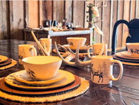 White Pine Mountain 16 - Pc Dinnerware Set - Ozark Cabin Décor, LLC