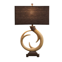 Antler Twirl Table Lamp - Ozark Cabin Décor, LLC