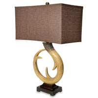 Antler Twirl Table Lamp - Ozark Cabin Décor, LLC