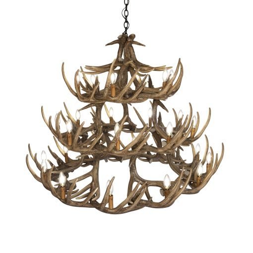 Whitetail Deer 42 Antler Chandelier - Ozark Cabin Décor, LLC