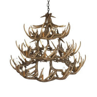 Whitetail Deer 42 Antler Chandelier - Ozark Cabin Décor, LLC