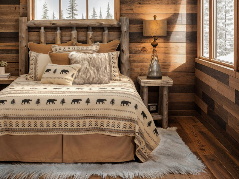 Boulder Luxury Bedspread - 6 Sizes - Ozark Cabin Décor, LLC