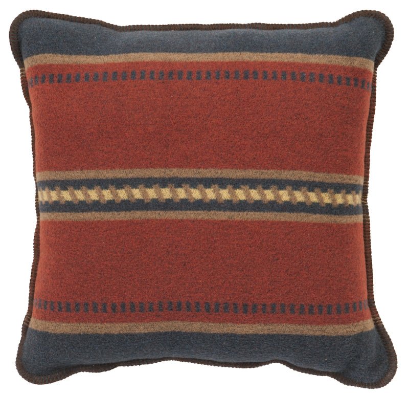 Lariat Wool Pillow - Ozark Cabin Décor, LLC