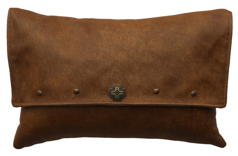 Gentle Fawn Leather Pillow - Ozark Cabin Décor, LLC