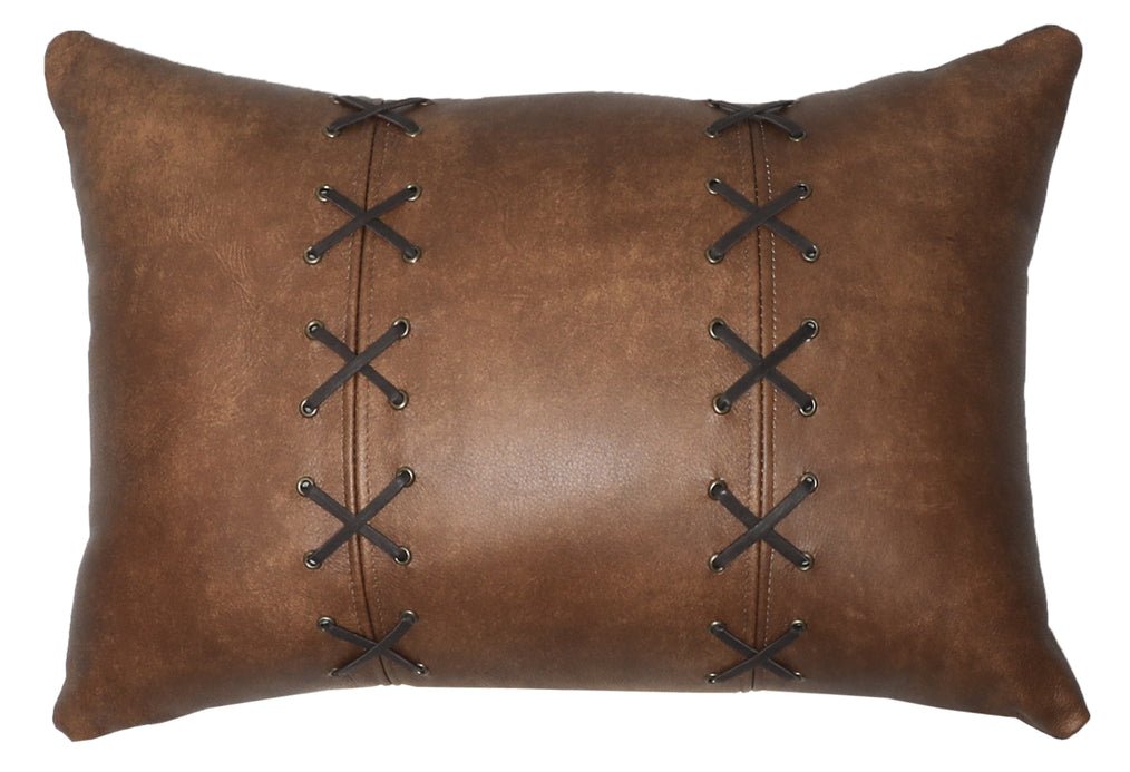 Gentle Fawn Leather Pillow - Ozark Cabin Décor, LLC