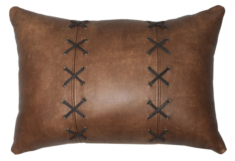 Gentle Fawn Leather Pillow - Ozark Cabin Décor, LLC