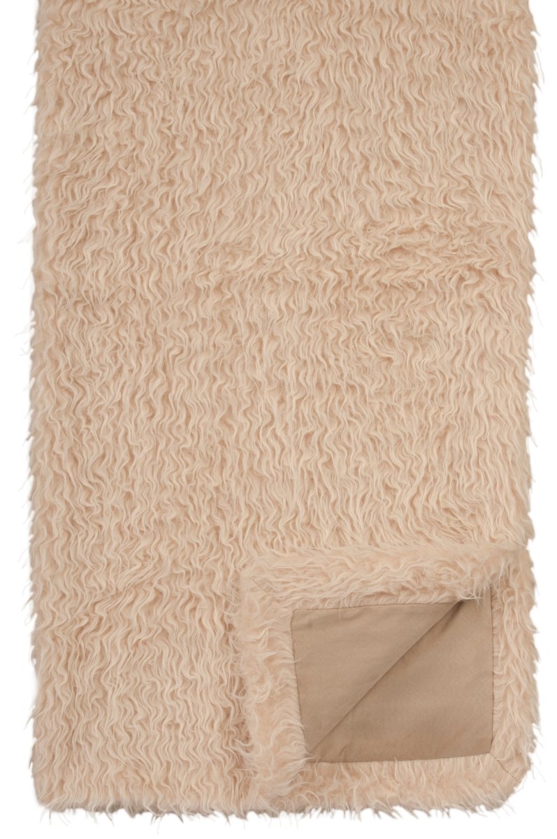Wooded River Mongolian Fur Throw
