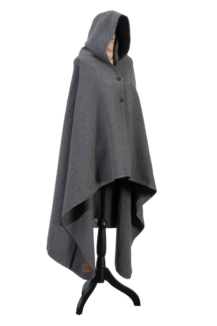 Wooded River Greystone Hooded Throw