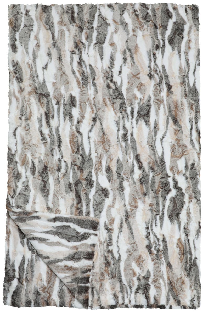 Himalayan Faux Fur Throw