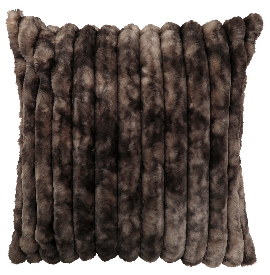 Channel Mocha Cuddle Fur Euro Cover