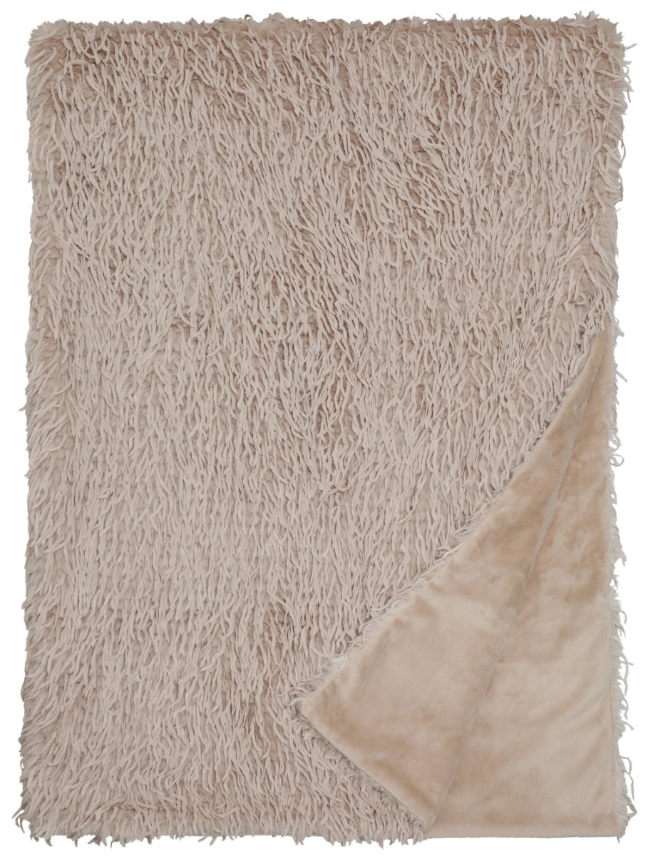 Emu Eggshell Faux Feather Throw - Ozark Cabin Décor, LLC