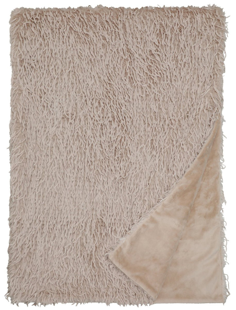 Emu Eggshell Faux Feather Throw - Ozark Cabin Décor, LLC