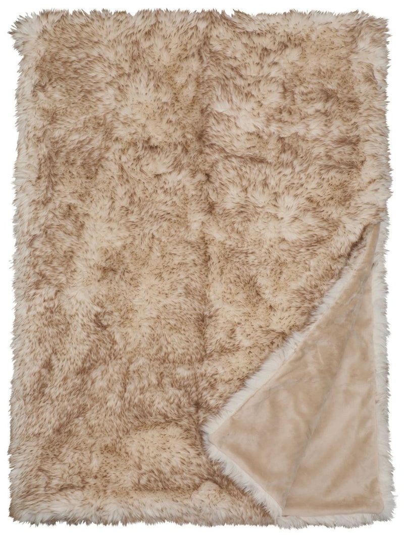 Honey Bear Faux Fur Throw - Ozark Cabin Décor, LLC