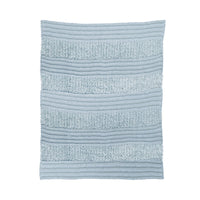 Plush Knit Throw - Dusty Blue - Ozark Cabin Décor, LLC