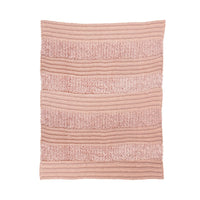 Plush Knit Throw - Silver Pink - Ozark Cabin Décor, LLC