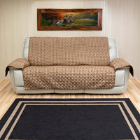 Brown Bear Reversible Quilted Sofa Cover - Ozark Cabin Décor, LLC