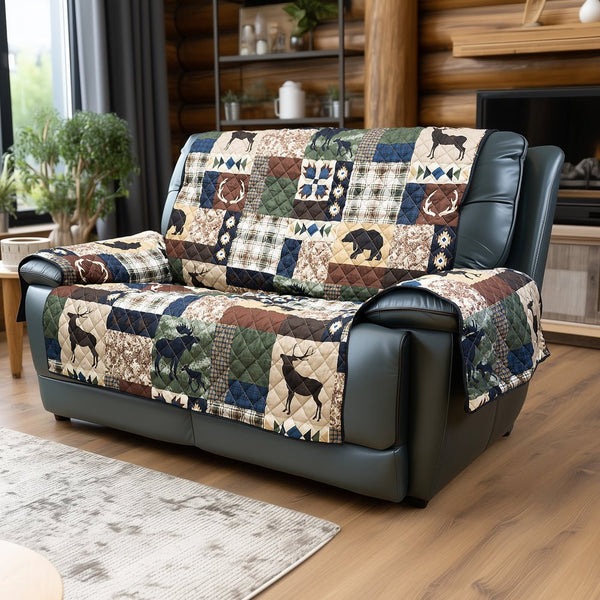 Rustica Quilted Loveseat Cover - Ozark Cabin Décor, LLC