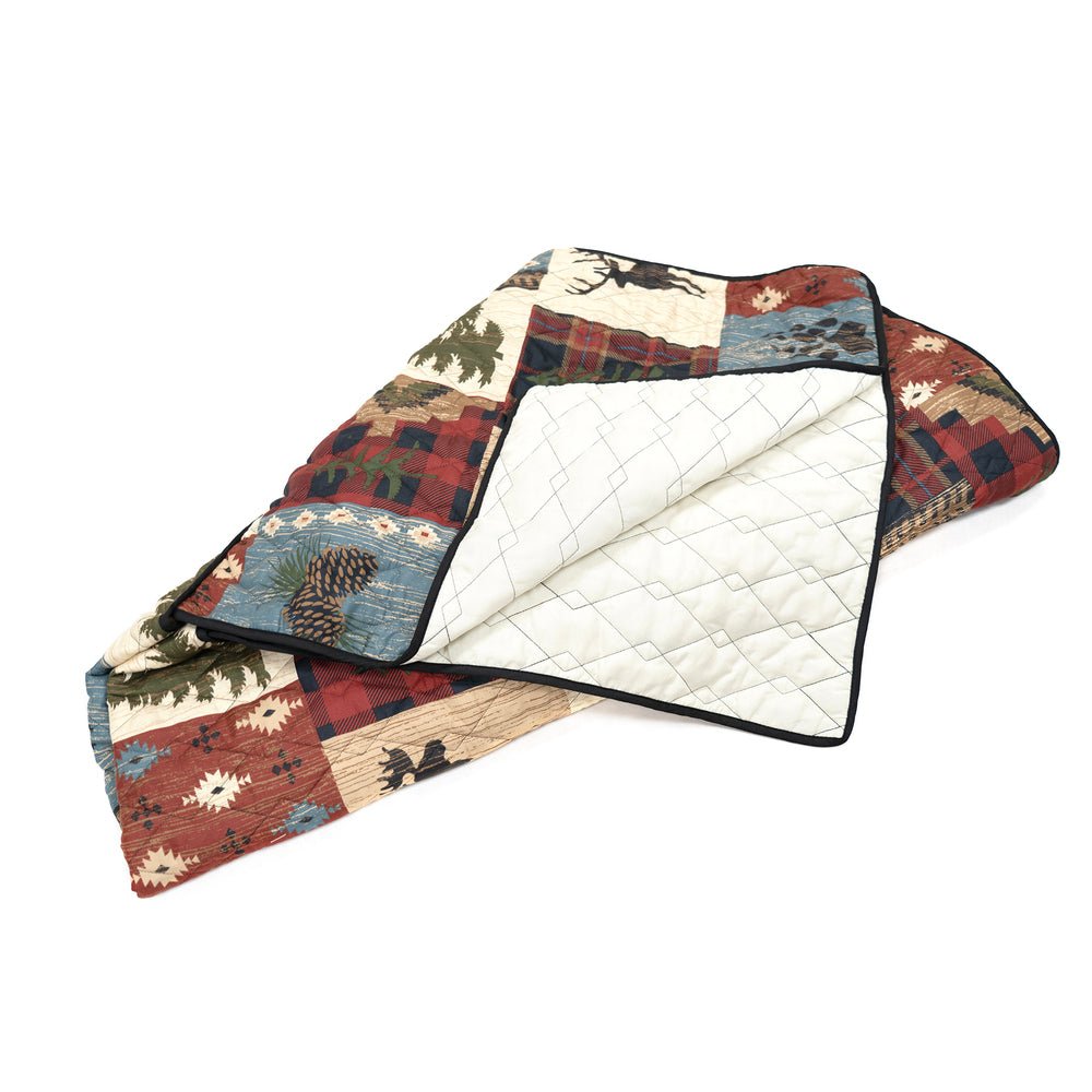 Woodland Patch Quilted Loveseat Cover