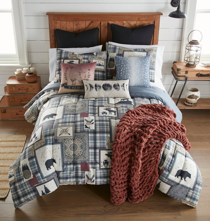 Forest Symbols Comforter Bedding Set - King - Ozark Cabin Décor, LLC