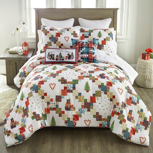 Holiday Love Comforter Set - King - Ozark Cabin Décor, LLC