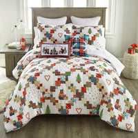 Holiday Love Comforter Set - King - Ozark Cabin Décor, LLC
