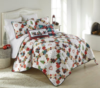 Holiday Love Quilted Set - Twin - Ozark Cabin Décor, LLC