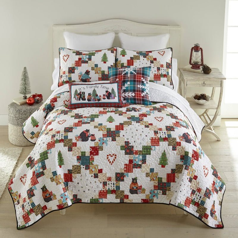 Holiday Love Quilted Set - King - Ozark Cabin Décor, LLC