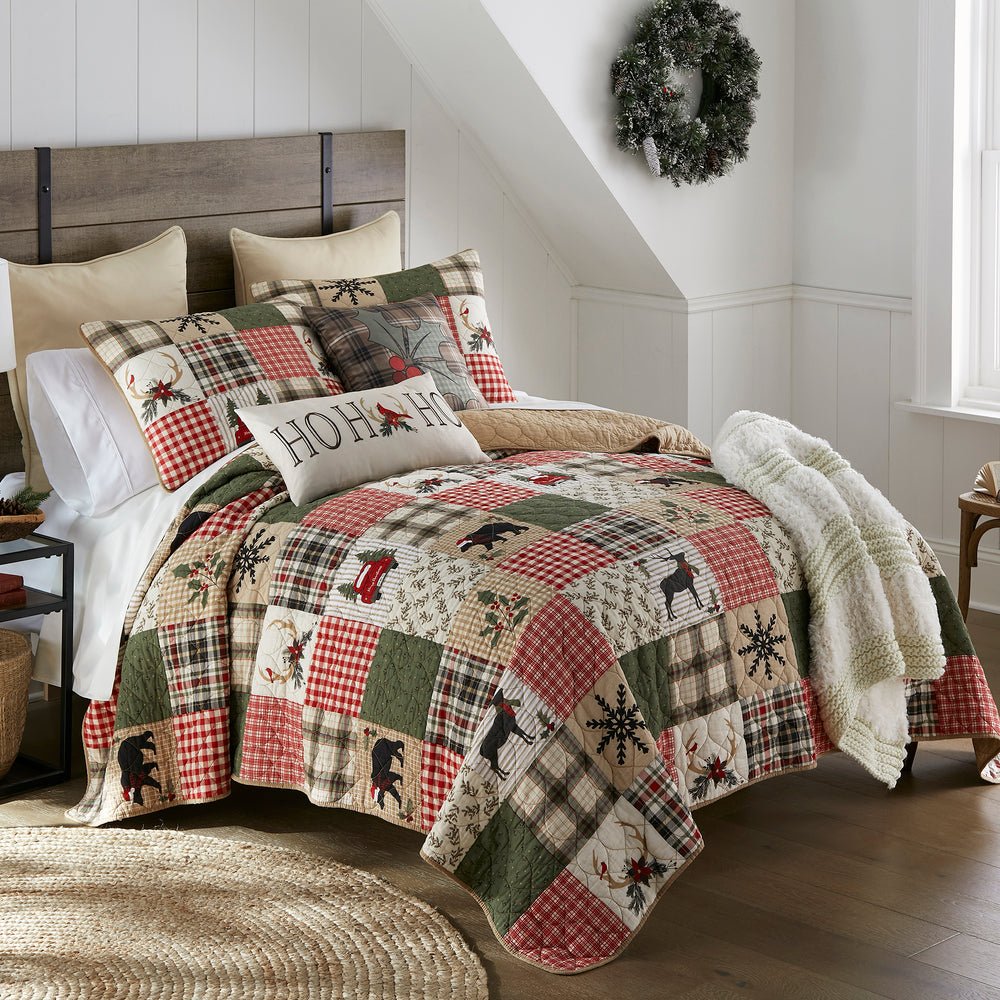 Holly Forest Quilted Set - King - Ozark Cabin Décor, LLC