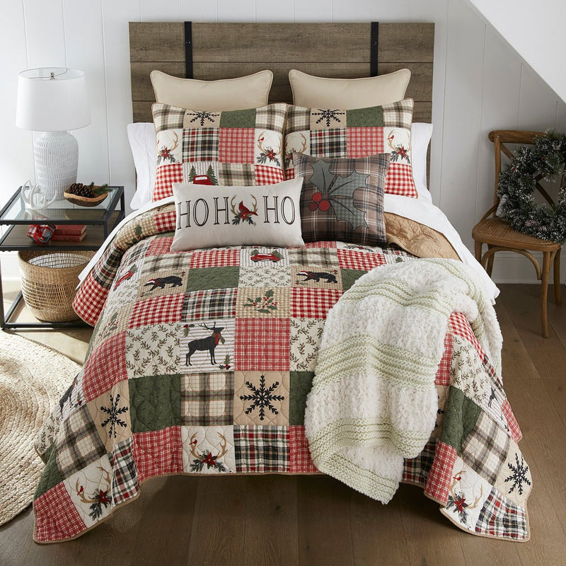 Holly Forest Quilted Set - King - Ozark Cabin Décor, LLC