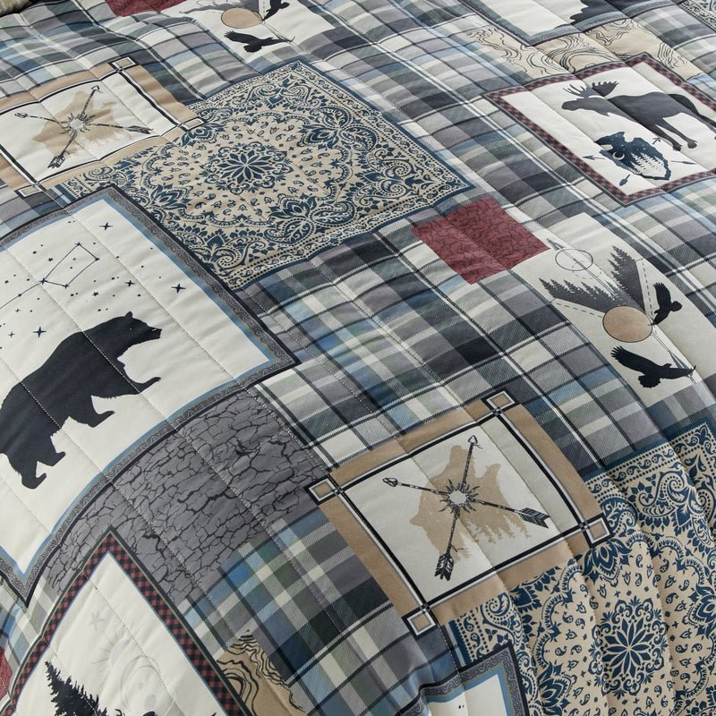 Forest Symbols Comforter Bedding Set - Thumbnail 3