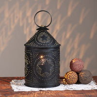 Americana Lantern in Textured Black - Ozark Cabin Décor, LLC