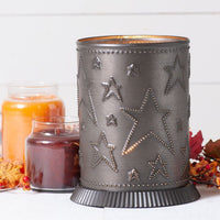 Candle Warmer with Country Star in Kettle Black - Ozark Cabin Décor, LLC