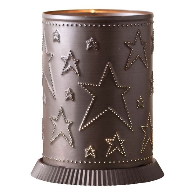 Candle Warmer with Country Star in Kettle Black - Ozark Cabin Décor, LLC